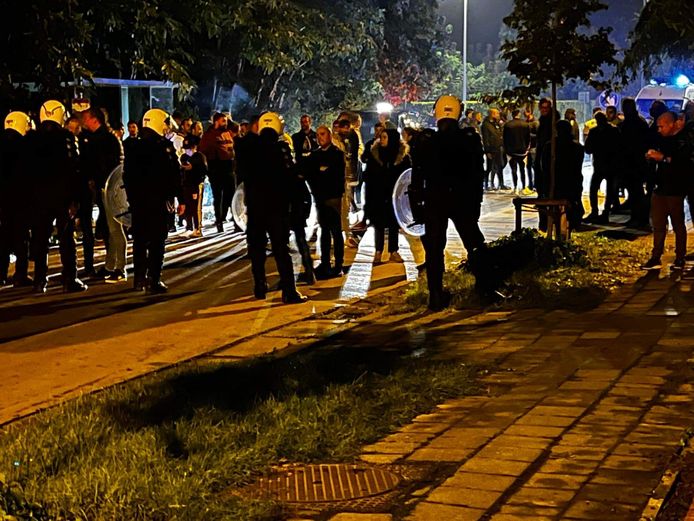 De politie trad na de match Club-Besiktas kordaat op