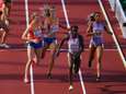 Estafettevrouwen gediskwalificeerd op 4x400 meter na foute wissel: ‘We gaan met zijn allen een potje huilen’