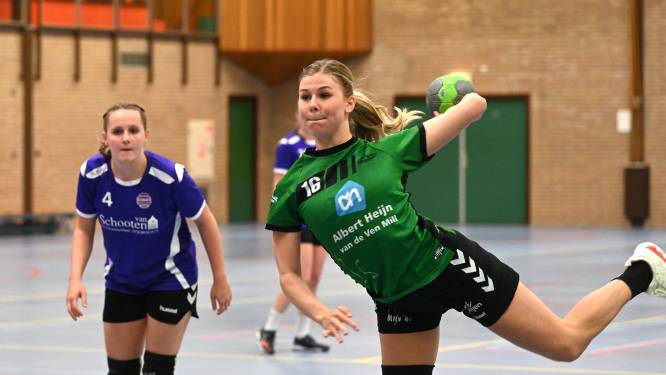 Lieke van Baal schiet Millse handbalsters van MHV naar zege in thriller 