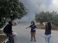 Honderden toeristen op de vlucht voor bosbrand op Grieks eiland Euboea