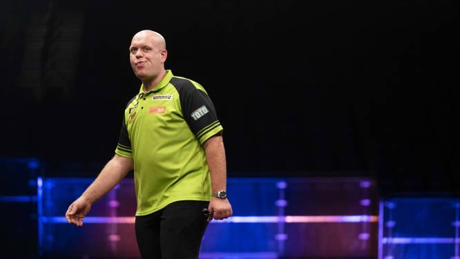 Michael van Gerwen stelt diagnose bij tegenstander: ‘Vond het veel weghebben van darteritus’