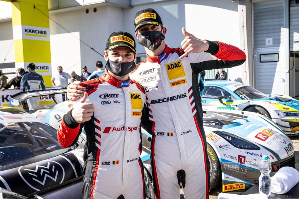 Dries Vanthoor et Charles Weerts ont bien tenu le volant de leur Audi aux 24 Heures de Spa-Francorchamps.