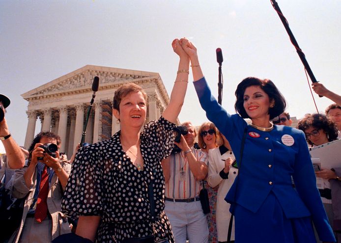 Norma McCorvey, Jane Roe, in 1973.