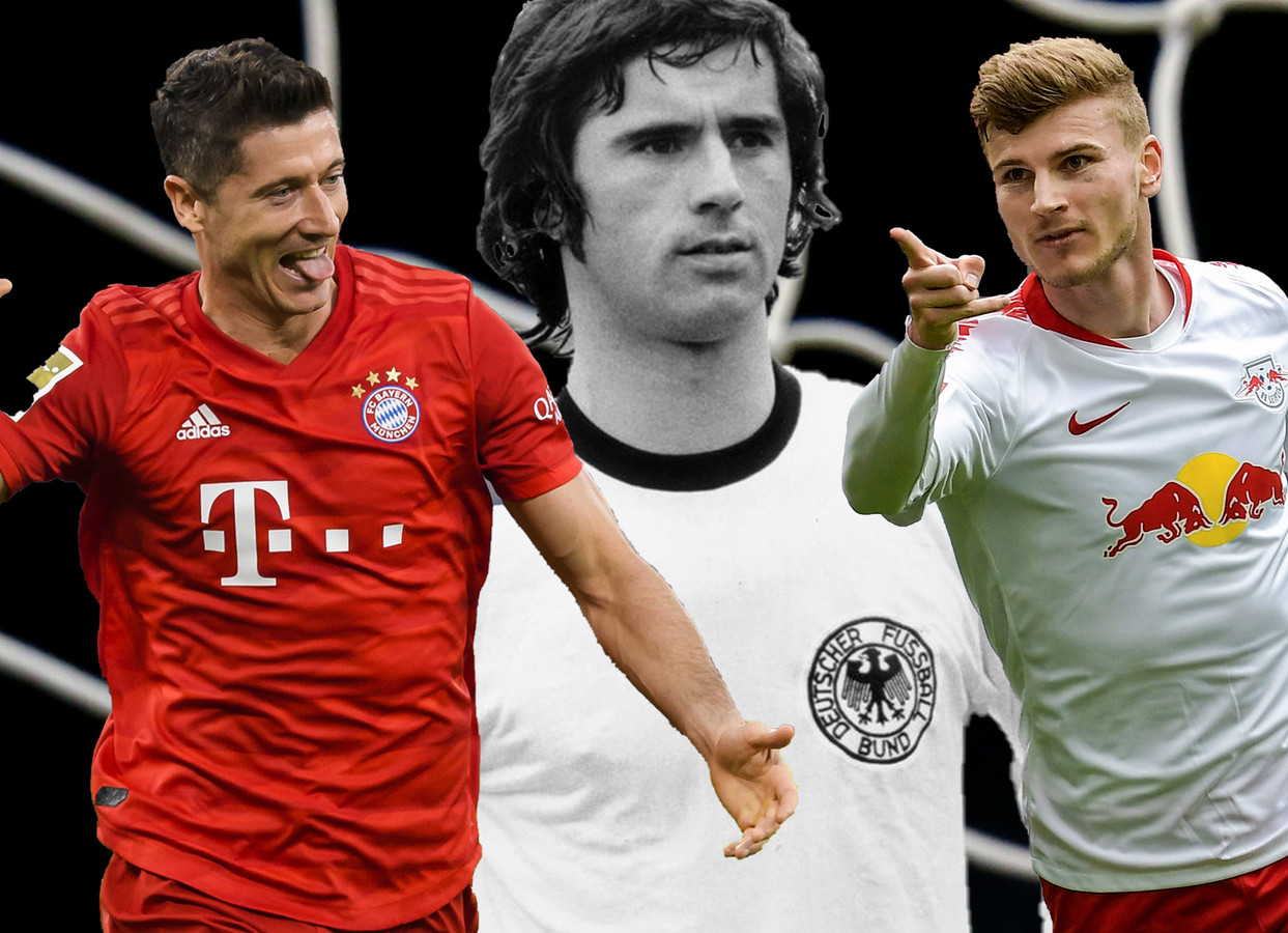 Erfgenamen van Gerd Müller: Lewandowski de beste, Werner ...