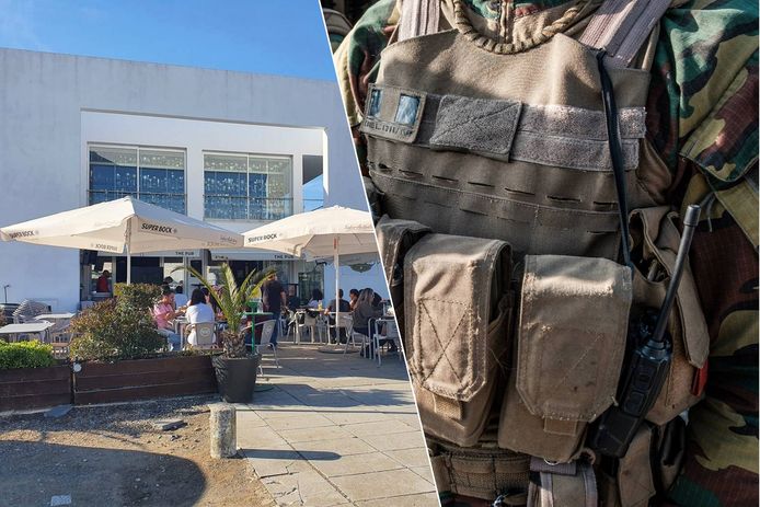 Vijf militairen raakten gewond bij een steekpartij in 'The Pub - Sports Caffé' in Beja, Portugal.