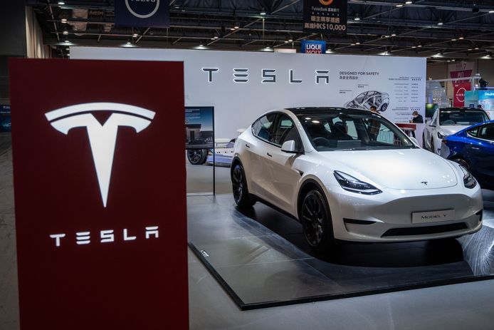 Een Tesla Model Y.