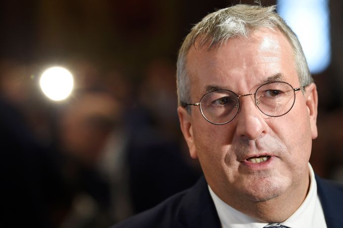 Le ministre-président de la FWB,  Pierre-Yves Jeholet (MR).