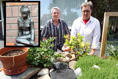 Wie heeft het beeldje uit Marja's tuin? 'Het herinnert me aan mijn moeder, ik wil het terug'