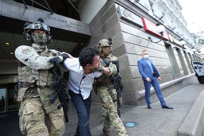 Sukhrob Karimov werd opgepakt door de Oekraïense politie.