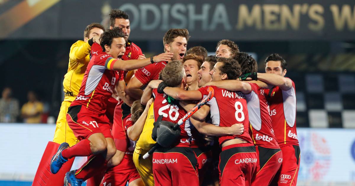 Wereldkampioen Dit Zijn De Red Lions Die Ons Land Eerste Wereldtitel In Het Hockey Schonken Met Doelman Vanasch Als Absolute Ster Van De Shoot Outs Meer Sport Hln Be