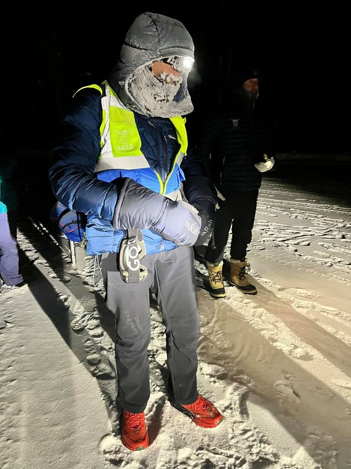 Chris Seynaeve is halverwege de Arctic Ultra, de zwaarste ultramarathon ter wereld in Canada.