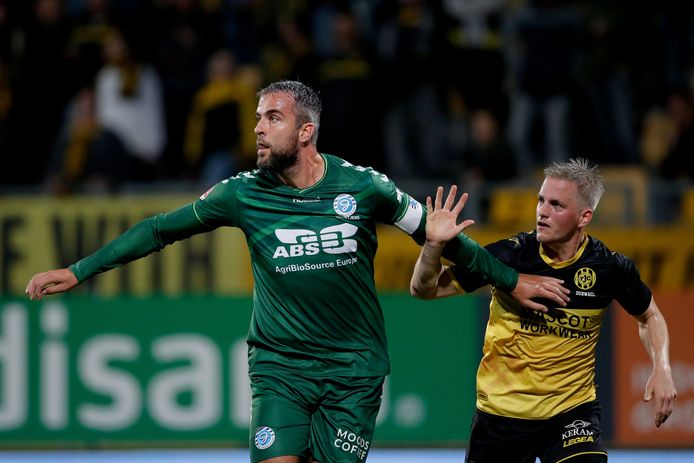 De Graafschap-spits Ralf Seuntjens lijkt klaar voor de topper tegen NAC.