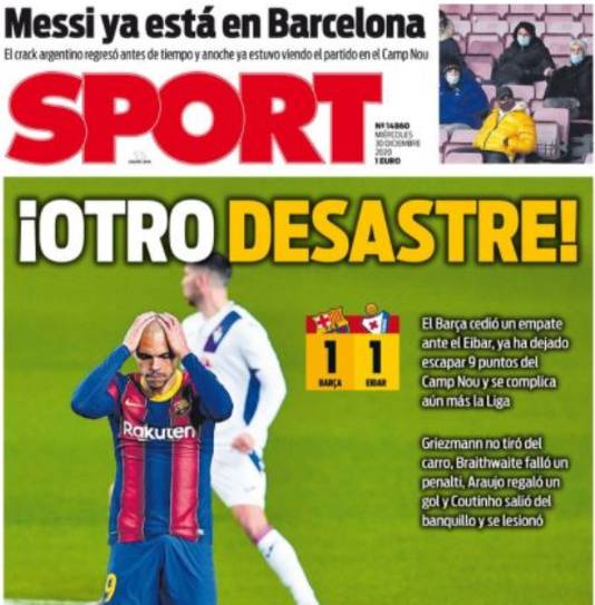 De cover van Sport.