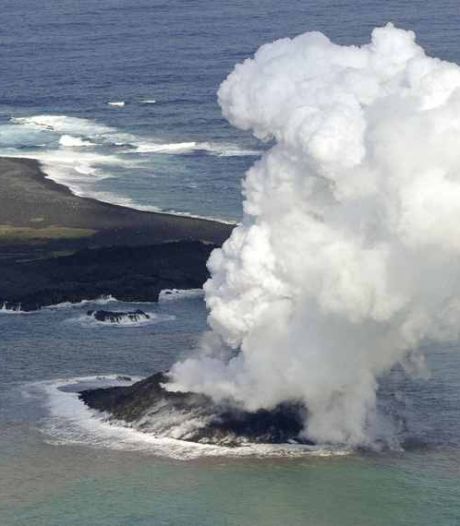 Naissance d'une nouvelle île au large du Japon