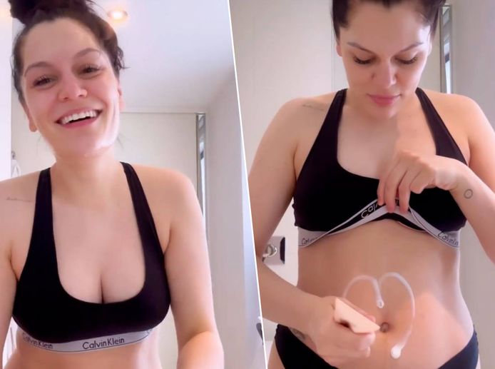 Jessie J vol zelfliefde 6 weken na bevalling
