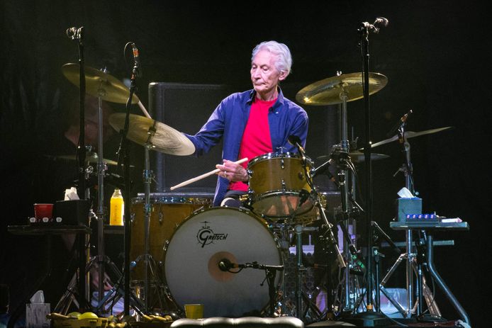Charlie Watts, sur scène avec les Rolling Stones, en 2019