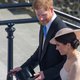 Eerste publieke verschijning prins Harry en Meghan als getrouwd stel