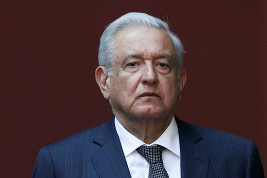 De Mexicaanse president Andrés Manuel López Obrador.