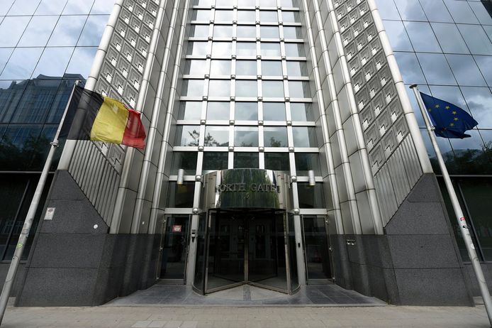 De zetel van de Staatsveiligheid in Brussel.