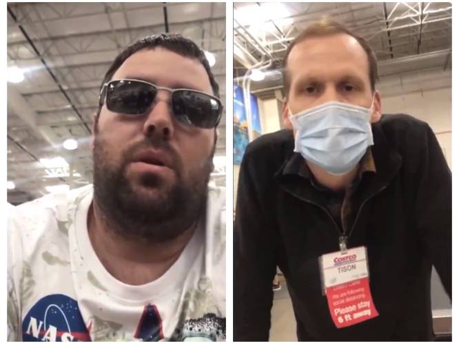 Klant zonder mondmasker wil berispende supermarktmedewerker te kijk zetten op sociale media, het draait helemaal anders uit