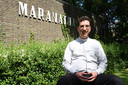 Studentenpastor Michiel Peeters, bij  studentenkerk Maranatha.