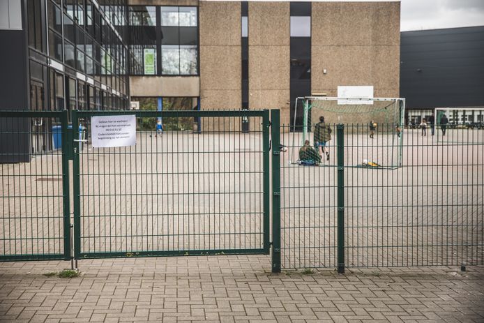 Opvang in een school in Gentbrugge, ter illustratie.