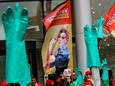 Beeld van een actie uit 2019, toen georganiseerd door ABVV en ACV.