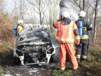 Uitgebrande auto vermoedelijk het werk van criminelen