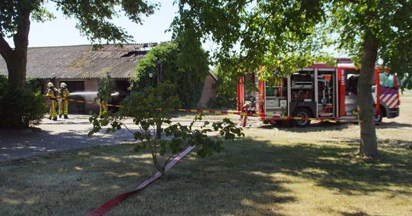 Brand in schuur in buitengebied bij Kilder