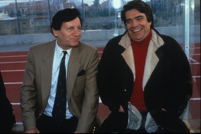 Raymond Goethals en Bernard Tapie loodsten Olympique Marseille samen naar de Champions Leaguetitel in 1993.