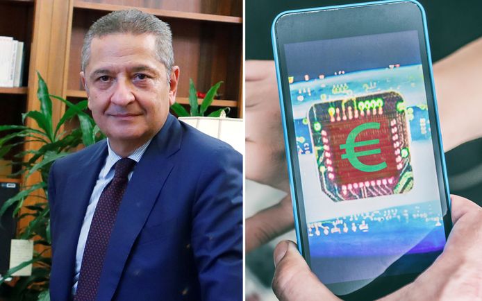 Fabio Panetta, bestuurder van de ECB, wil dat er een digitale euro komt.