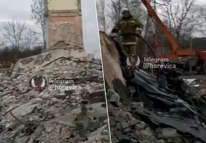 Oekraïne beweert zeker vierhonderd Russische militairen gedood te hebben bij een aanval op Makijivka, een stad die de Russen bezetten in de regio Donetsk.