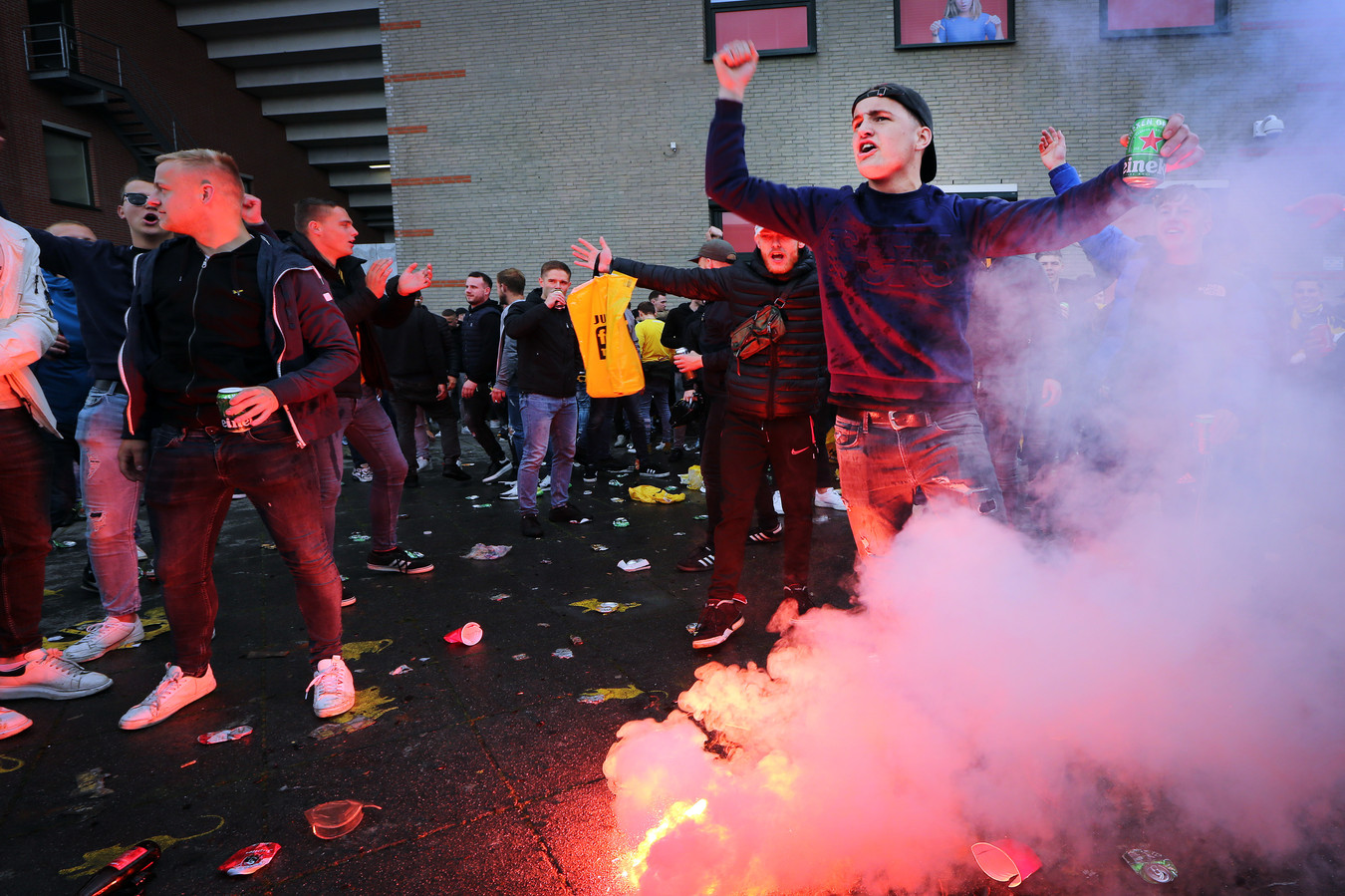 Zo zag Breda eruit tijdens NAC-NEC | Foto | bndestem.nl