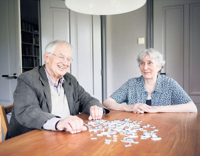 Balt en Hansje van Raamsdonk. Bij het analyseren van zijn eigen dyslexie had Balt veel aan de vragen van Hansje Beeld Bram Petraeus
