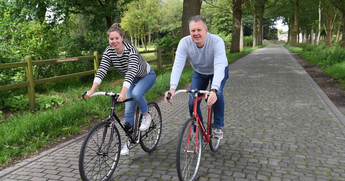 Vader en dochter rijden de Ronde van Berkel beiden om te winnen: ‘Kriebelen doet het altijd’ | Tilbu