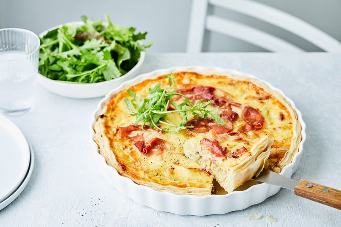 Quiche met savooikool van Piet Huysentruyt