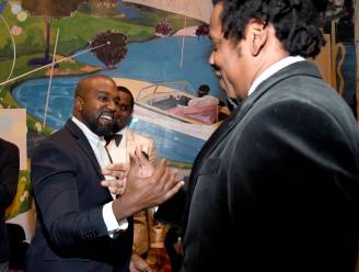 Kanye en Jay-Z schudden handen op verjaardag Diddy