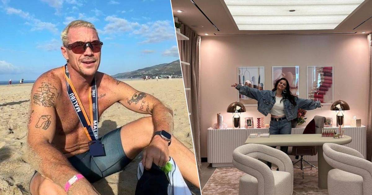 Celebrities 24/7.  Diplo flops after a successful triathlon and Selena Gomez shows off inside Rare Beauty’s headquarters |  celebrities