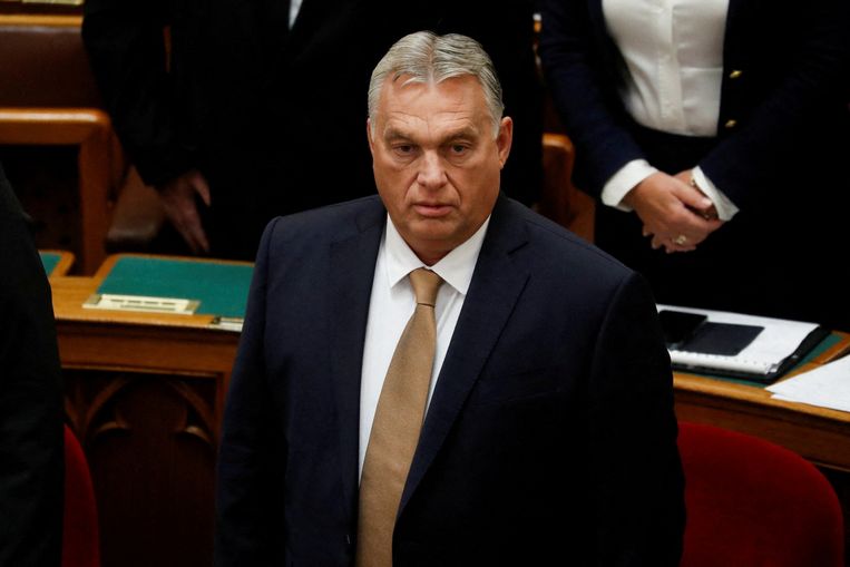 Premier Viktor Orbán van Hongarije Beeld REUTERS