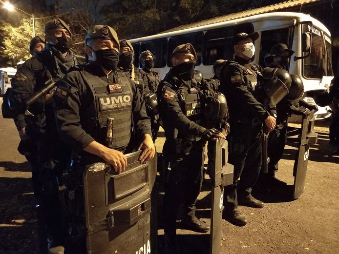 Politie in Ecuador (foto ter illustratie).