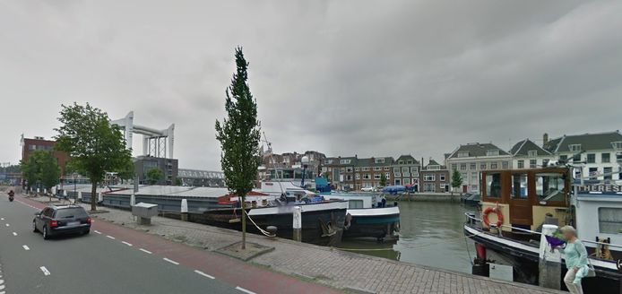 Een deel van de Kalkhaven in Dordrecht.
