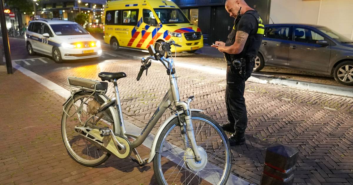 Ongeval tussen motor en fietser in Oss, man raakt gewond aan het hoofd.