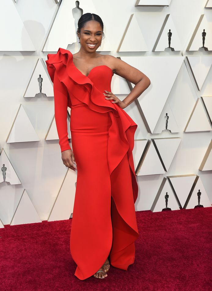 Jennifer Hudson in een jurk van Elie Saab.