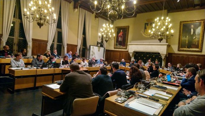 De gemeenteraad in Sint-Niklaas.