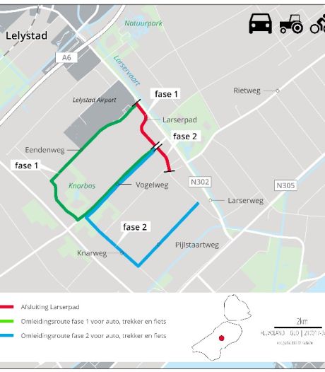 Werkzaamheden aan Larserpad in Lelystad worden afgerond