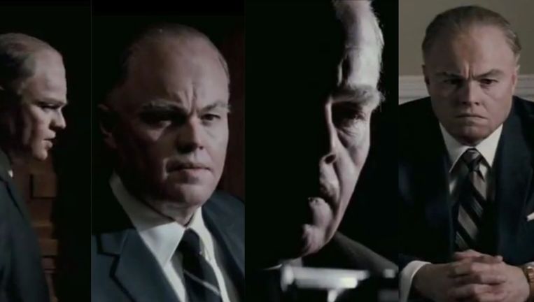 Beelden uit de film 'J. Edgar', waarin Leonardo DiCaprio de rol van FBI-baas J. Edgar Hoover speelt. Beeld 