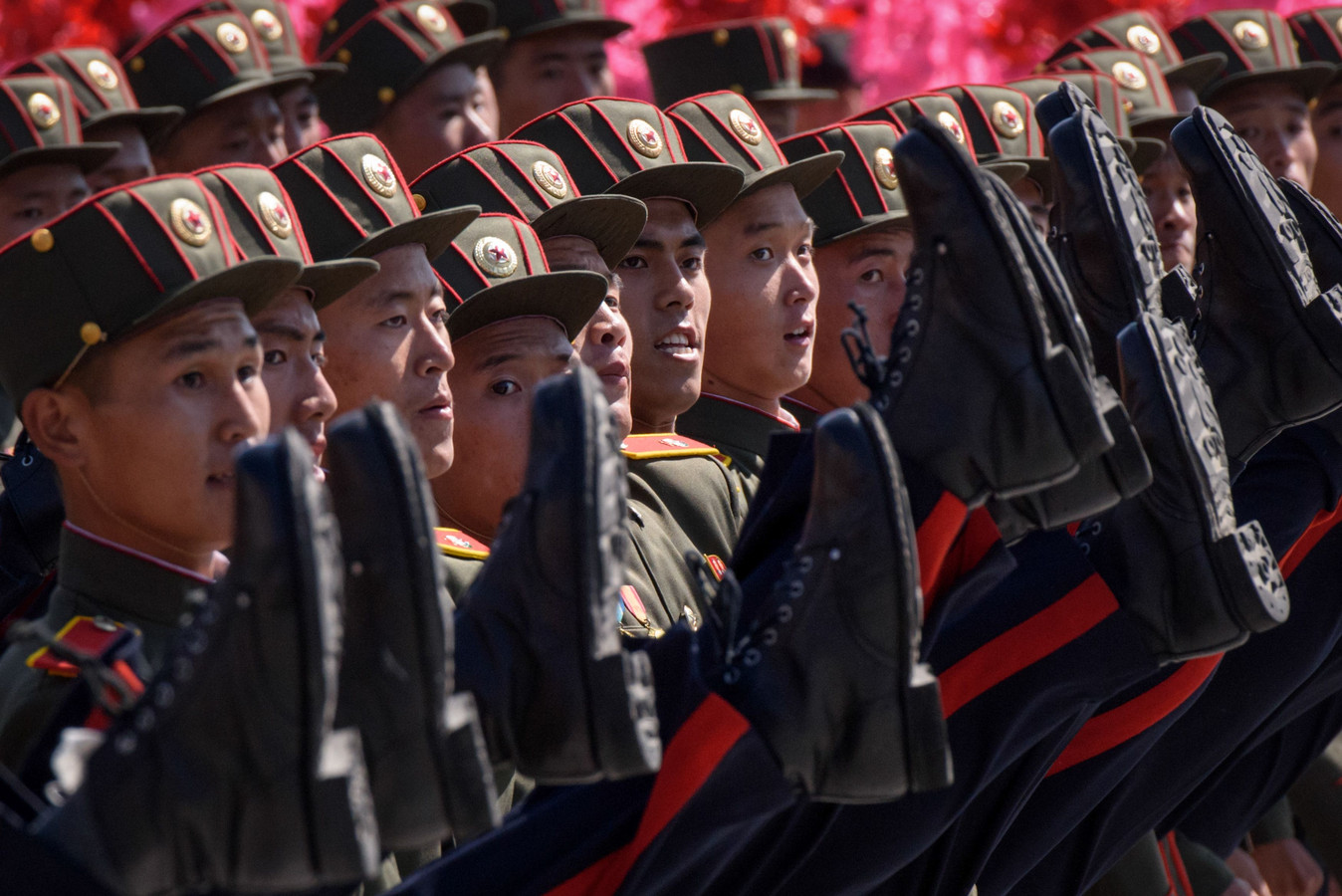 Des soldats nord-coréens lors d'un défilé à Pyongyang en 2018 (archives).