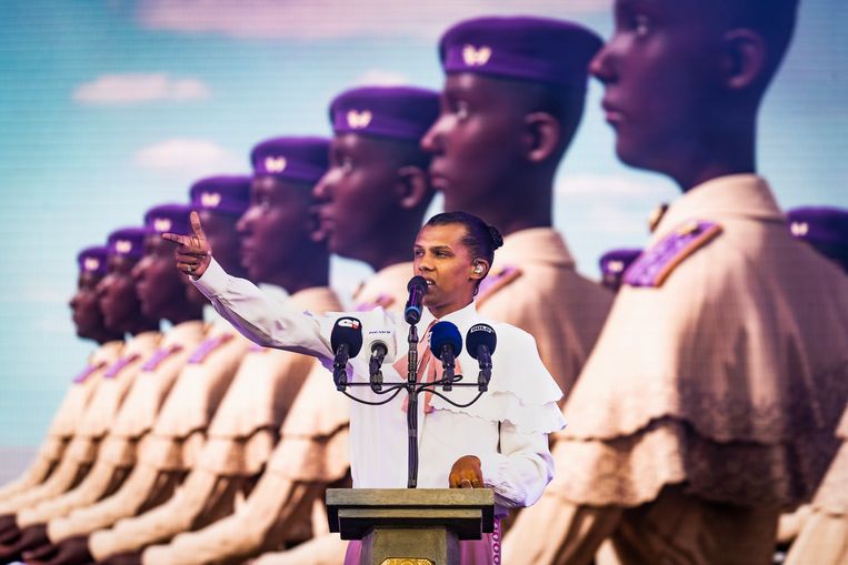 Stromae op Werchter Boutique. Beeld Koen Keppens