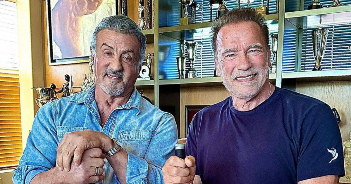 ‘Eravamo grandi rivali’: Schwarzenegger e Stallone sulla loro faida |  celebrità