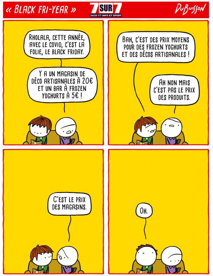 "Black Fri-Year", vendredi 27 novembre 2020